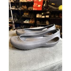 Crocs Women's‎ Black Slingback Ballet Flats Size 7